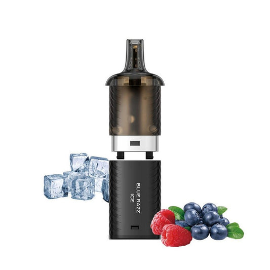 Vozol Vista Plug 2ml+10ml 10000 Puffs Prefilled Pod 20mg - Blue Razz Ice