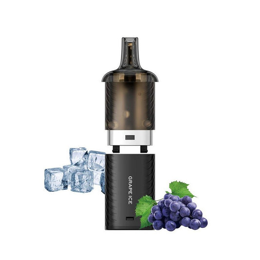 Vozol Vista Plug 2ml+10ml 10000 Puffs Prefilled Pod 20mg - Grape Ice