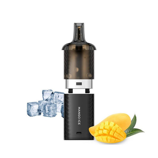 Vozol Vista Plug 2ml+10ml 10000 Puffs Prefilled Pod 20mg - Mango Ice