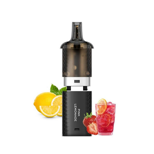 Vozol Vista Plug 2ml+10ml 10000 Puffs Prefilled Pod 20mg - Pink Lemonade