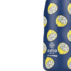 Estia - Θερμός Travel Flask Save The Aegean 500ml - Citrus Infusion