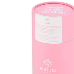 Estia - Θερμός Travel Flask Save The Aegean 750ml - Blossom Rose