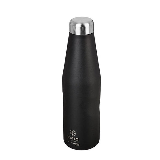 Estia - Θερμός Travel Flask Save The Aegean 750ml - Midnight Black