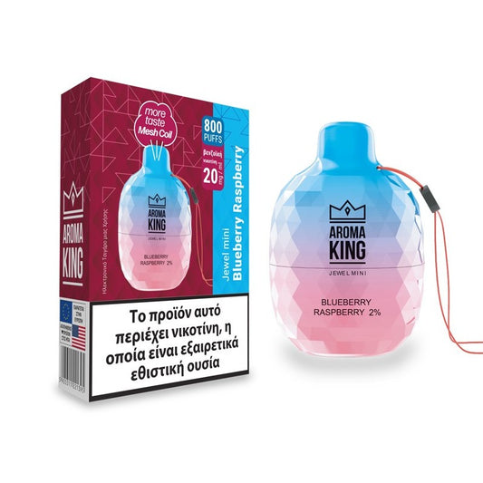 Aroma King Jewel Mini 2ml 600 Puffs Disposable Kit 20mg - Blueberry Raspberry