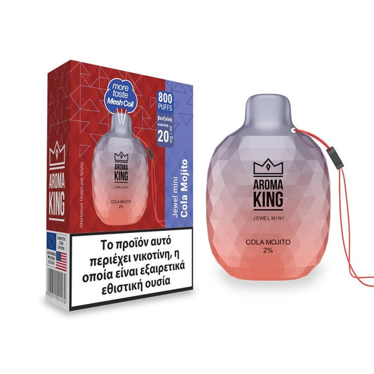 Aroma King Jewel Mini 2ml 600 Puffs Disposable Kit 20mg - Cola Mojito