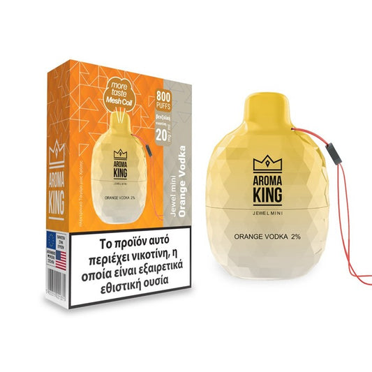 Aroma King Jewel Mini 2ml 600 Puffs Disposable Kit 20mg - Orange Vodka