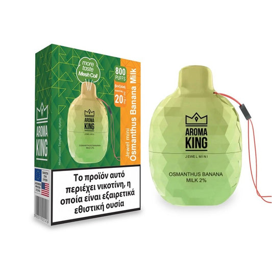 Aroma King Jewel Mini 2ml 600 Puffs Disposable Kit 20mg - Osmanthus Banana Milk