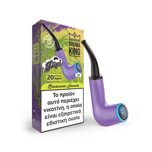 Aroma King Neon Pipe 2ml 700 Puffs Disposable Kit 20mg - Blackcurrant Lemonade