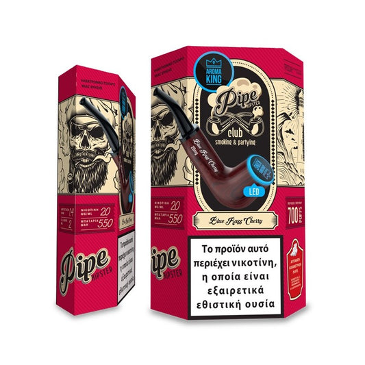 Aroma King Pipe 2ml 700 Puffs Disposable Kit 20mg - Blue Razz Cherry