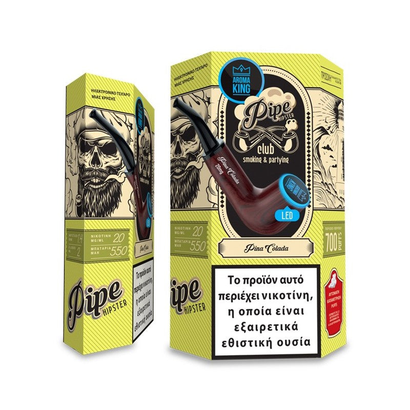 Aroma King Pipe 2ml 700 Puffs Disposable Kit 20mg - Pina Colada