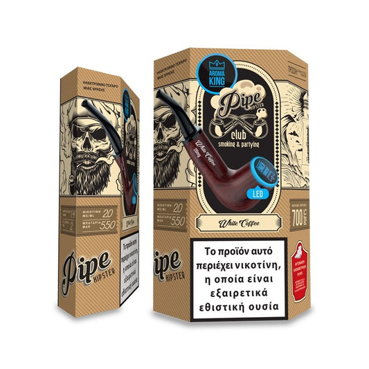 Aroma King Pipe 2ml 700 Puffs Disposable Kit 20mg - White Coffee