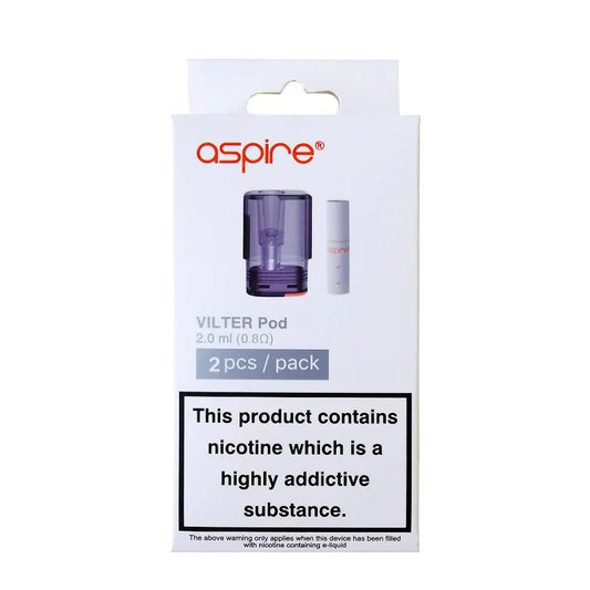 Aspire Vilter Pod Mesh Coil Ανταλλακτικό Pod 2ml 0.8ohm - 1 Τεμάχιο