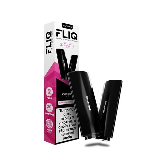 Avomi FLIQ Προγεμισμένη Κάψουλα 2ml 20mg - Cherry Ice - 2 Τεμάχια