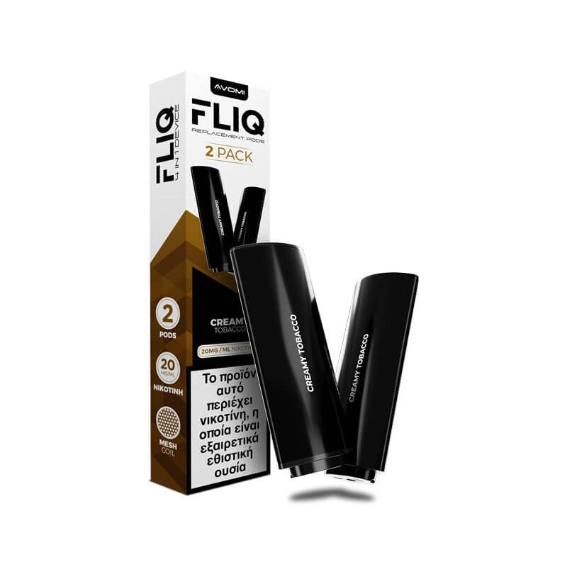 Avomi FLIQ Προγεμισμένη Κάψουλα 2ml 20mg - Creamy Tobacco - 2 Τεμάχια