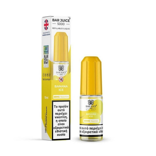 Bar Juice 5000 Nic Salts - Banana Ice - 10ml - 20mg