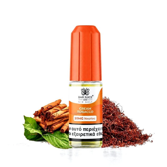 Bar Juice 5000 Nic Salts - Cream Tobacco - 10ml - 20mg