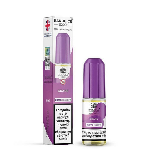 Bar Juice 5000 Nic Salts - Grape - 10ml - 20mg
