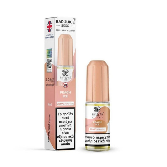 Bar Juice 5000 Nic Salts - Peach Ice - 10ml - 20mg