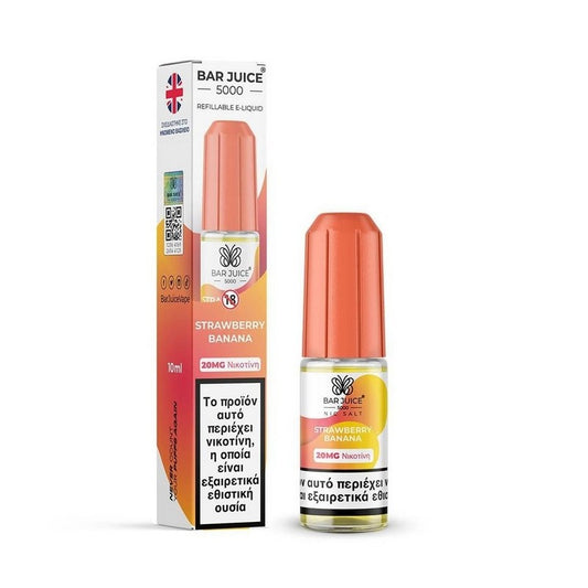 Bar Juice 5000 Nic Salts - Strawberry Banana - 10ml - 20mg
