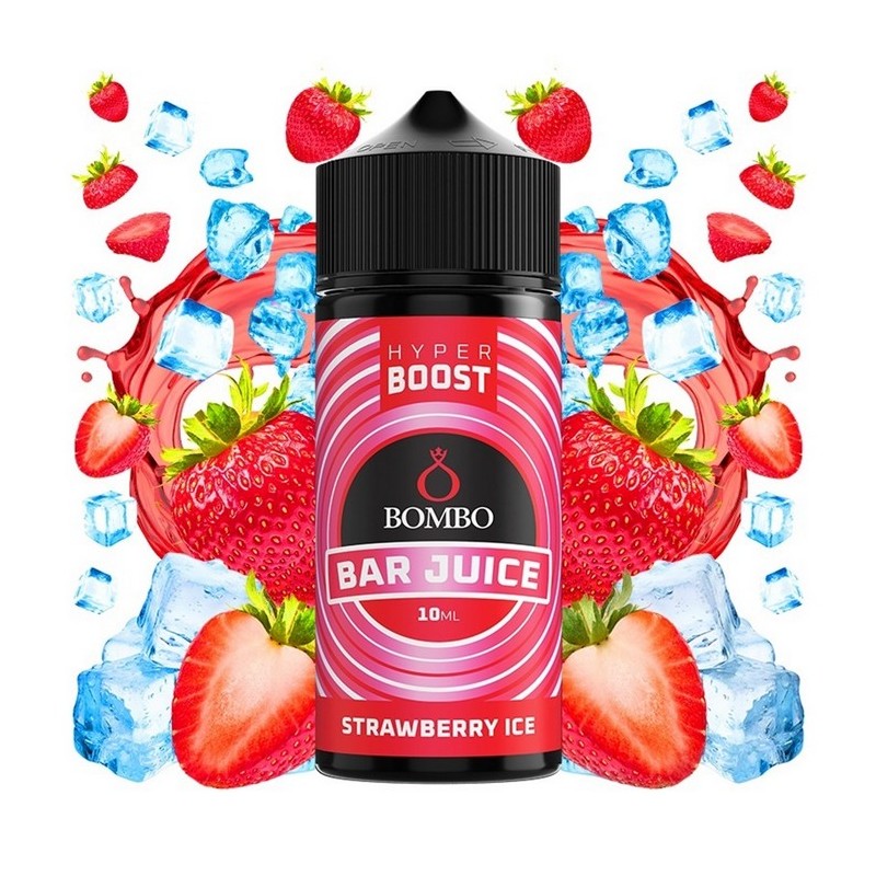 Bombo Bar Juice Hyper Boost - Strawberry Ice - Flavor Shot 10/120ml