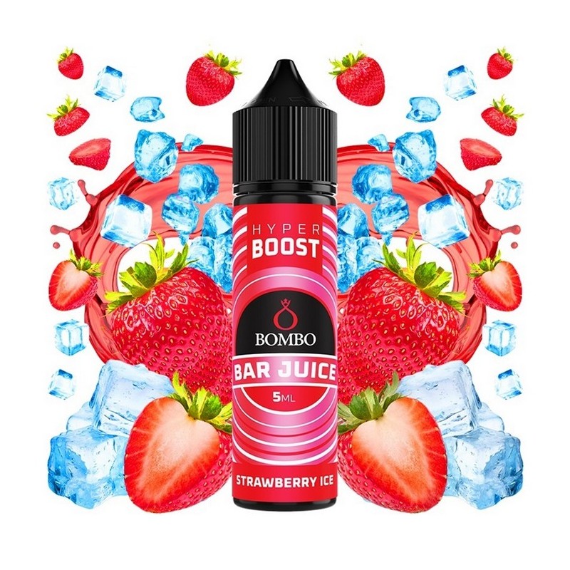 Bombo Bar Juice Hyper Boost - Strawberry Ice - Flavor Shot 5/60ml