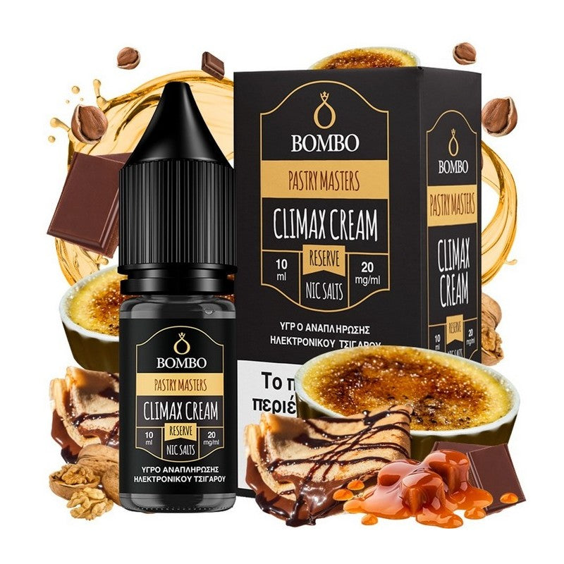 Bombo Pastry Masters Nic Salts - Climax Cream 10ml - 20mg