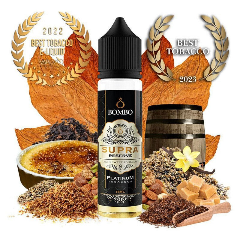 Bombo Platinum Tobaccos - Supra Reserve - Flavor Shot 15/60ml