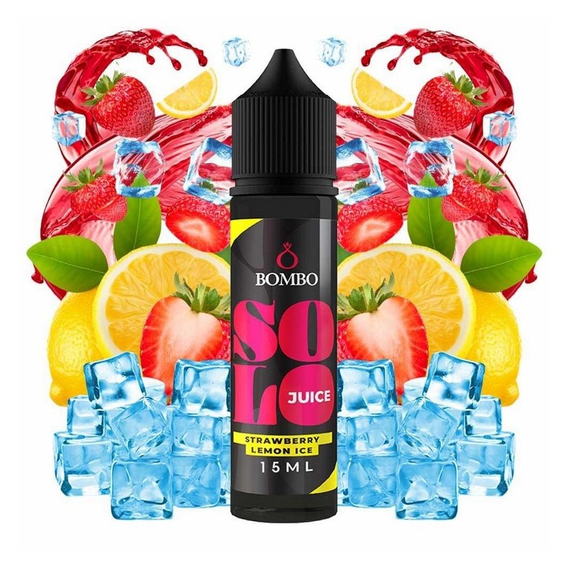 Bombo Solo Juice - Strawberry Lemon Ice - Flavor Shot 15/60ml