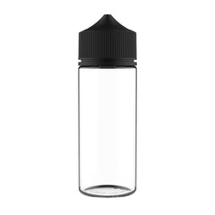 Chubby Gorilla Unicorn Bottle 120ml V3 - Clear / Black Cap