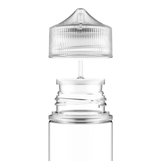 Chubby Gorilla Unicorn Bottle 120ml V3 - Clear / Clear Cap