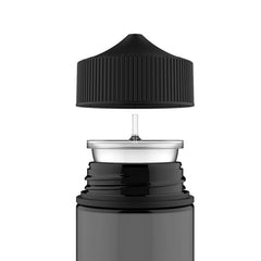 Chubby Gorilla Unicorn Bottle 200ml V3 - Black / Black Cap