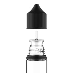 Chubby Gorilla Unicorn Bottle 30ml V3 - Clear / Black Cap