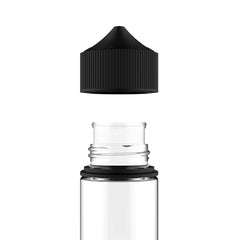 Chubby Gorilla Unicorn Bottle 60ml M (Short) - Clear / Black Cap