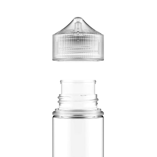 Chubby Gorilla Unicorn Bottle 60ml M (Short) - Clear / Clear Cap