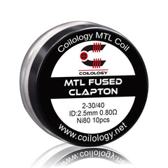 Coilology MTL Fused Clapton Coil Ni80 0.8ohm - 10 Τεμάχια