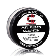 Coilology MTL Fused Clapton Coil SS316L 0.64ohm - 10 Τεμάχια