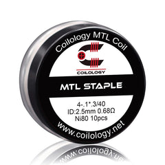Coilology MTL Staple Coil Ni80 0.68ohm - 10 Τεμάχια