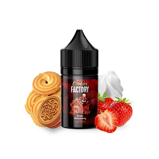 Cookies Factory - Cream Strawberry - Flavor Shot 6/30ml