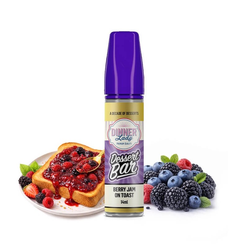 Dinner Lady Desserts Bar - Berry Jam On Toast - Flavor Shot 14/60ml