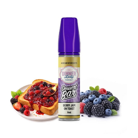 Dinner Lady Desserts Bar - Berry Jam On Toast - Flavor Shot 14/60ml