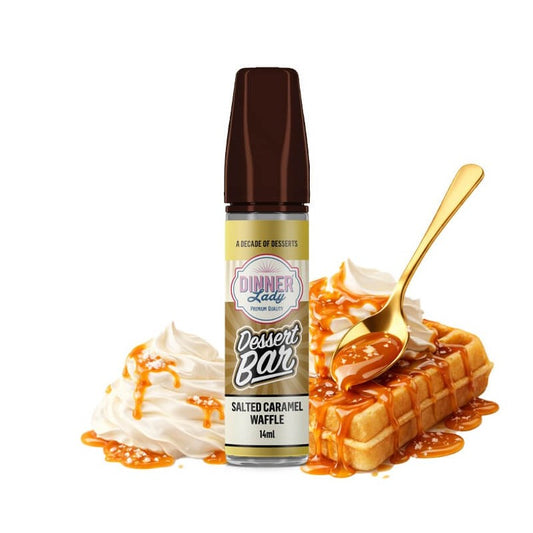 Dinner Lady Desserts Bar - Salted Caramel Waffle - Flavor Shot 14/60ml