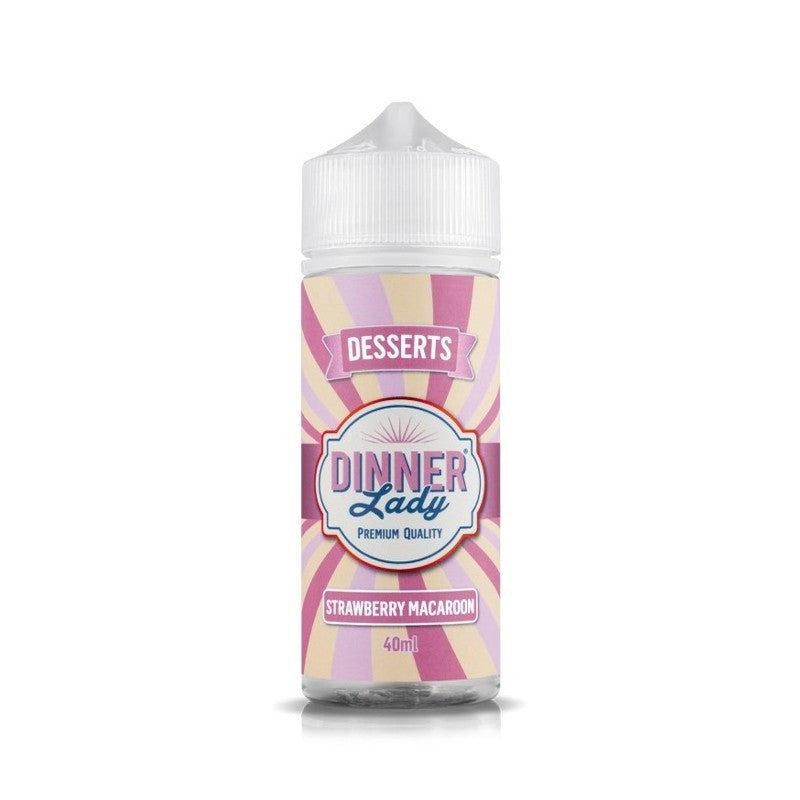 Dinner Lady Desserts Range - Strawberry Macaroon - Flavor Shot 40/120ml