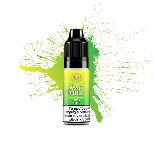Dinner Lady Fruit Full Bar Salts - Lemon & Lime 10ml - 20mg