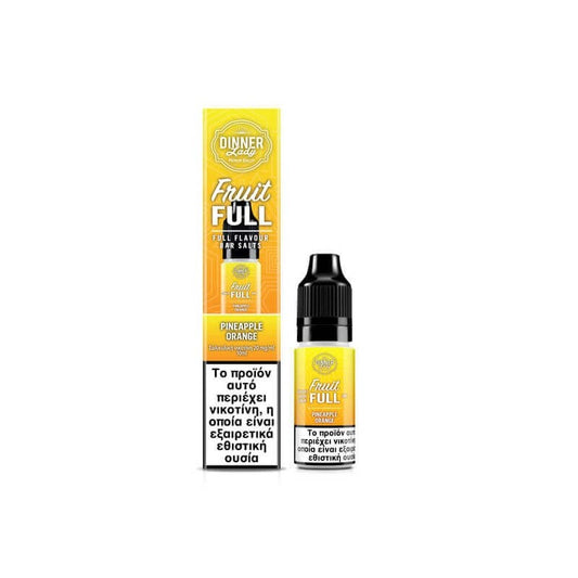 Dinner Lady Fruit Full Bar Salts - Pineapple Orange 10ml - 20mg