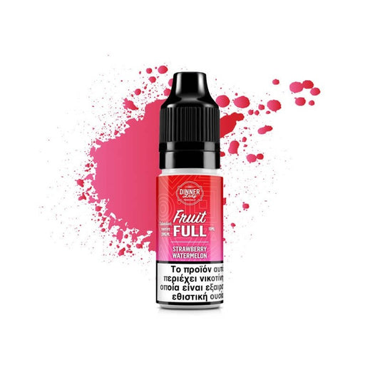 Dinner Lady Fruit Full Bar Salts - Strawberry Watermelon 10ml - 20mg