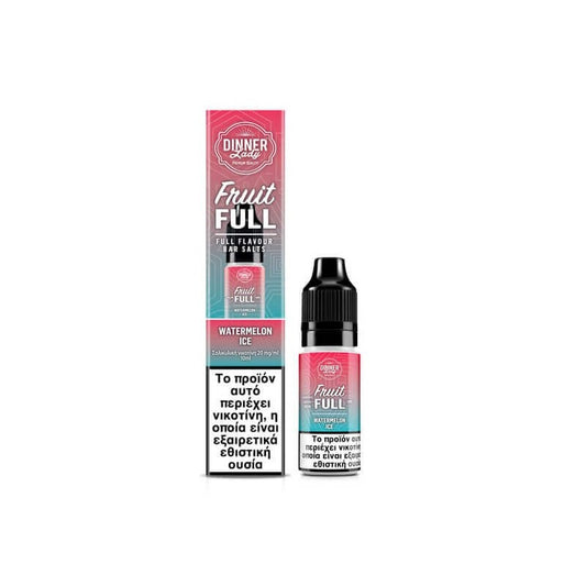 Dinner Lady Fruit Full Bar Salts - Watermelon Ice 10ml - 20mg