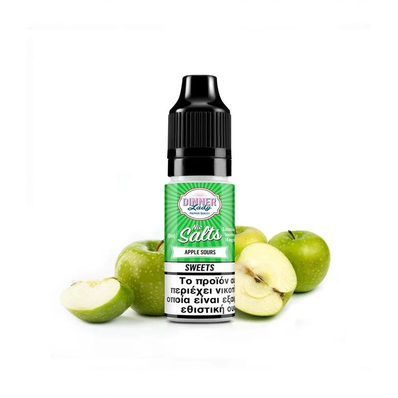 Dinner Lady Salts - Apple Sours 10ml - 20mg