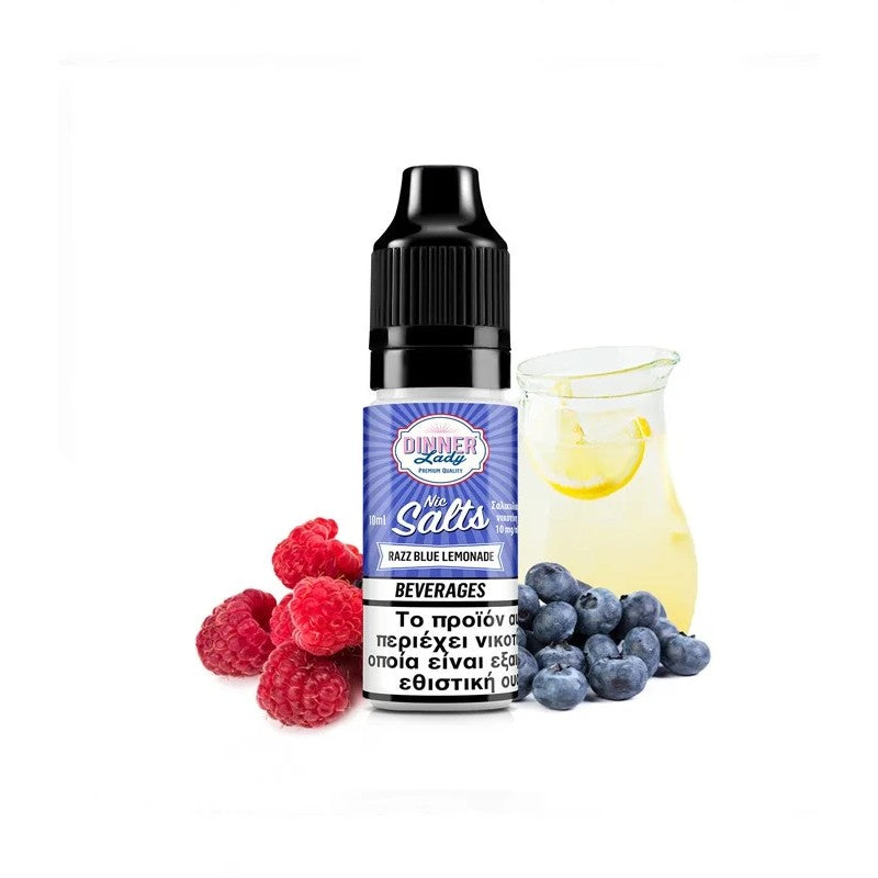 Dinner Lady Salts - Razz Blue Lemonade 10ml - 20mg