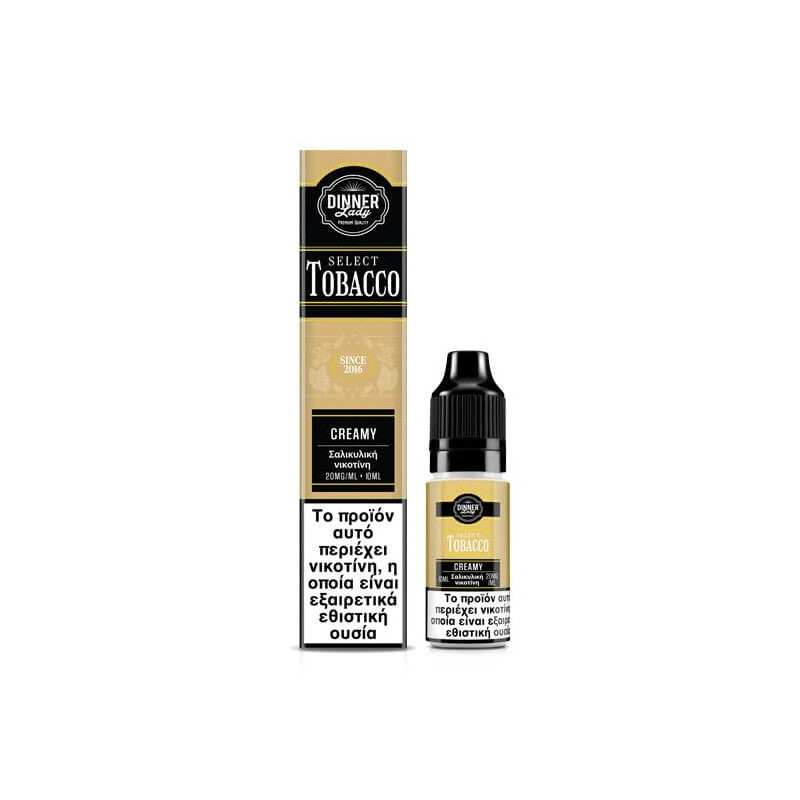 Dinner Lady Select Tobacco Bar Salts - Creamy 10ml - 20mg