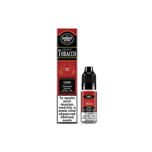 Dinner Lady Select Tobacco Bar Salts - Cuban 10ml - 20mg